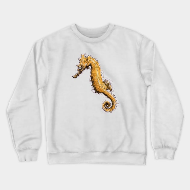 Seahorse Crewneck Sweatshirt by JuicyCreations